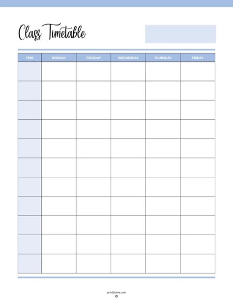 Study Timetable Template Free Printables, School Timetable Ideas, Time Table Template, School Schedule Templates, Revision Timetable Template, Study Timetable Template, Revision Timetable, Class Schedule Template, Class Timetable