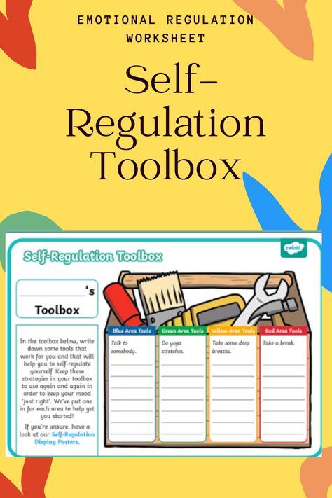 Understanding the areas of self-regulation helps learners to settle and focus on tasks ahead, both in the classroom and the playground. Teaching them about self-regulation is a valuable way to help learners focus and start to understand their emotions and how they affect the way they feel Use this worksheet with your young learners to revisit self-regulation and the different zones Encourage your class to fill their own toolbox with individual strategies that work for them for the four zones Self Regulation Preschool, Teaching Zones Of Regulation, How Does Your Engine Run Self Regulation, Zones Of Regulation Toolbox Ideas, Confidence Activities, Anger Management For Kids, Self Regulation Strategies, Feelings Activities, Zones Of Regulation