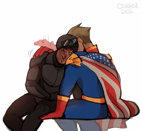 fanart by me (@cinn_roll on twitter) homelander and black noir hug Uncle Ruckus Pfp, Black Noir The Boys Fanart, Homelander X Black Noir, Homelander And Black Noir, Black Noir Fanart, Homelander Art, Black Noir The Boys, Homelander Fanart, The Boys Fanart