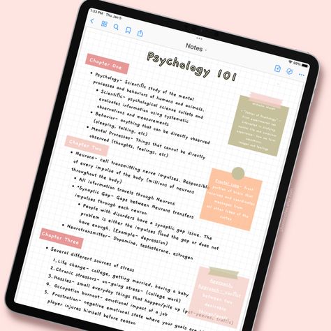 Father Of Psychology, Digital Sticky Notes, Ipad Notes, Ipad Stickers, Notes Digital, Aesthetic Ipad, Notes Aesthetic, Psychological Science, Aesthetic Notes