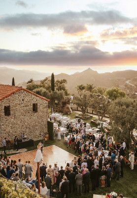 Cielo Farms | Malibu, California, United States - Venue Report Tiny Boxwoods, Malibu Wedding Venues, Wedding Reception Ideas Outdoor, Cielo Farms, Malibu Beach Wedding, Douro Valley Portugal, Wedding Reception Cocktail, California Wineries, Life In Spain