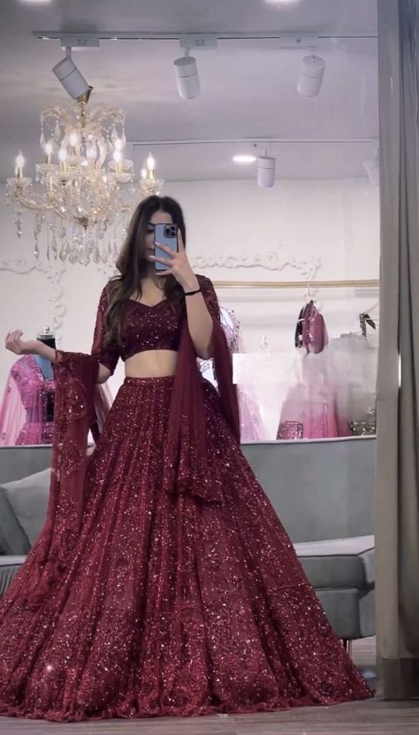 Instagram$Facebook Follow Us :- @jayamarfab Bridal Lehenga Choli In Sequence Work Sabyasachi Lehenga Heavy Designer Lehenga We Make Wedding Lehengas, Indian Lehenga, Bridal Lehenga, Designer Lehenga, South Indian Dresses, Lengha Choli, Chaniya Choli, Lancha, Semistitched Lehenga, Bridesmaid Lehengas, Sabyasachis Lehengas, Floral Skirts, Punjabi Lehengas, Ethnic Lehengas, Indo-western Outfits, Indian Outfits, Bollywood lehengas. Fabric Details :- Lehenga :- Fabric: Soft net Inner : Micro Work. : Cording Dori with Sequence Stitching type: Semi stitch Upto 42 Blouse :- Fabric: Soft net Size: Un stitch up to 42 Inner: micro Work : Cording Dori with Sequence Dupatta :- Fabric :- Soft net Work :- four side lace broder Cording Dori with Sequence Package details 1 Choli / 1 Lehenga / 1 Dupatta wei Botas Outfit, Lehenga Heavy, Red Lehenga Choli, Lehenga Choli Designs, Bridesmaid Lehenga, Sangeet Outfit, Sabyasachi Lehenga, Indian Lehenga Choli, Lehenga Choli Wedding