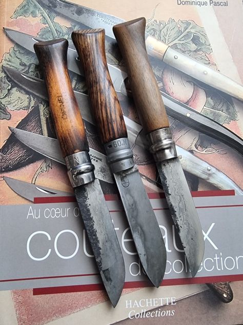 Opinel Mods, Opinel Knives, Opinel Knife, Knife Collection, Edc Knife, Knife Design, Cool Knives, Camp Knife, Knife Handles