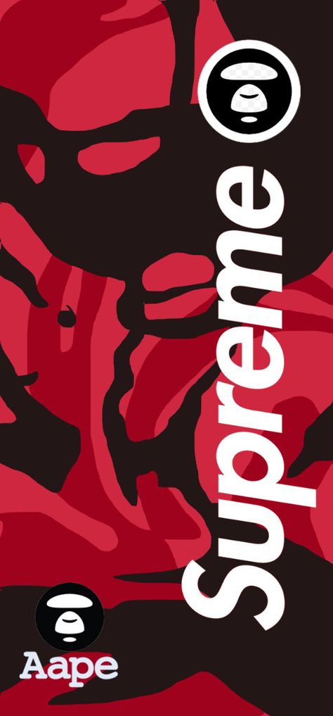 Red Bape Wallpaper Iphone, Red Bape Wallpaper, Supreme Wallpaper Iphone, Aape Logo, Drip Wallpaper, Bape Wallpaper, Iphone Wallpaper Off White, Supreme Wallpapers, Bape Wallpaper Iphone