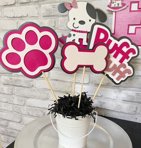 Excited to share the latest addition to my #etsy shop: Puppy Centerpiece Pink/Puppy Birthday/Puppy Party/Puppy Party Decor/Puppy Decoration/Puppy Party Decorations/ Dog Centerpiece/Dog Birthday Bling Birthday Party, Puppy Party Decorations, Puppy Birthday Party, Birthday Puppy, Puppy Decor, Puppy Birthday Parties, Pink Puppy, Table Food, Birthday Centerpieces