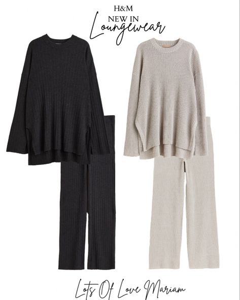 Hijabi Jumper Outfit, Knitted Trousers Outfit, Co Ords Outfits Winter, Ribbed Trousers, Outfit Ideas Autumn, Co Ord Outfits, Autumn Outfit Ideas, Knitted Trousers, Co Ords Outfits