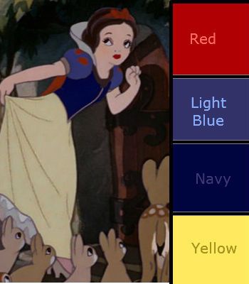 1/2 Schemer. 1/2 Dreamer — DisneyBound Cheatsheets Presents: Princesses! Snow White Color Palette, Disney Bracelets, Princess Day, All The Princesses, Mickey Mouse Outfit, Disney Princess Colors, Disney Belle, Disney Earrings, Disney Inspired Fashion