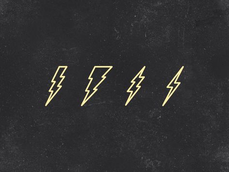 Lightning Bolts by Dustin M Myers Blitz Tattoo, Lightning Bolt Tattoo, Lightning Tattoo, Bolt Tattoo, Tatuagem Masculina Pequena, Lightning Bolt Design, Tato Henna, Lightning Bolts, Lightning Mcqueen