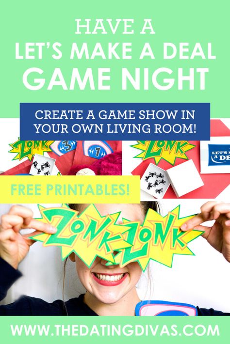 We LOVE game shows! This Let's Make a Deal game night is such a fun group date! #groupdate #letsmakeadealgame Let’s Make A Deal Diy, Let’s Make A Deal Game Ideas, Let's Make A Deal Game Ideas, Let’s Make A Deal Game, Lets Make A Deal Game Diy, Deal Or No Deal Game Ideas, Deal Or No Deal Game Ideas Diy, Game Show Party Ideas, Deal Or No Deal Game