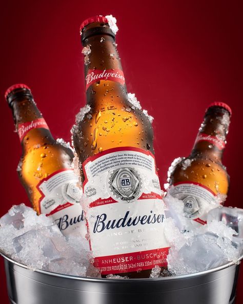 Bucket of beers  Nikon d850 F16 1/125 Iso 100  #productphotography #comercialphotography #productionparadise #stilllife #studiolife #beer #myfeatureshoot #elinchrom Heineken Bottle, Beer Images, Beer Photography, Cocktail Drinks Alcoholic, Container Bar, Samuel Adams, Budweiser Beer, Beer Poster, Food Graphic Design