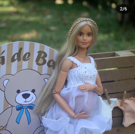 Barbie Gender Reveal, Barbie Or Ken Gender Reveal, Barbie Aesthetic, Barbie Miniatures, Barbie Doll House, Realistic Dolls, Barbie Dream, Our Baby, Anime Dolls