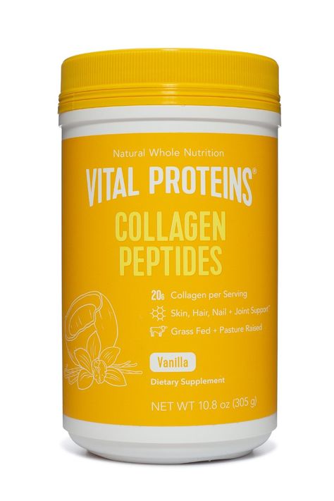 Collagen Peptides - Vanilla - Vital Proteins Health Benefits Of Collagen, Vital Proteins Collagen Peptides, Collagen Benefits, Vital Proteins, Baking Soda Shampoo, Collagen Supplements, Vanilla Coconut, Collagen Powder, Collagen Peptides