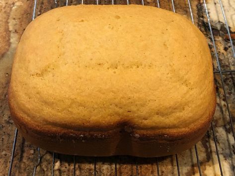 Bread Machine Cornbread - Sweet & Buttery Bread Machine Cornbread Recipe, Cornbread Sweet, Bread Machine Recipes Sweet, Easy Bread Machine Recipes, Cornbread Recipe Sweet, Bread Maker Recipes, Sweet Cornbread, Cornbread Recipe, Homemade Dough