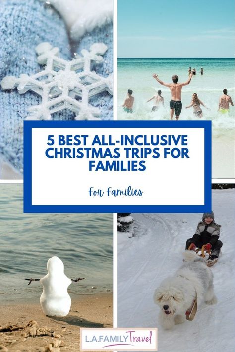 Family Christmas Trip Ideas, Best Family Christmas Vacations, Christmas Getaways Families, Christmas Trips For Families, Snowy Plains, Christmas Vacation Destinations, Best Christmas Vacations, Christmas Family Vacation, Christmas Trips