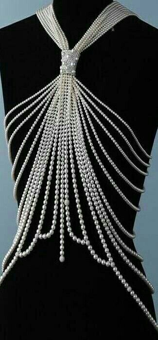 Pearl Bodice, Mikimoto Pearls, Body Chains, Pearl And Lace, Fashion Website, Japan Fashion, Girls Best Friend, 그림 그리기, True Religion