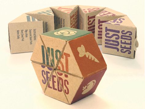 A no-waste seed packaging design. Made out of biodegradable paper and perforated for simplicity. Just tear off a triangle, plant it (paper and all), and watch it grow. Seed Packaging Design, Nuts Packaging, Drawing Food, Lip Matte, Egg Packaging, Chocolate Ideas, Seed Packaging, Eco Packaging, Packaging Designs