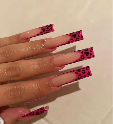 Type Nails, Cheetah Print Nails, Cheetah Nails, Punk Nails, Leopard Print Nails, Colored Acrylic Nails, Cute Acrylic Nail Designs, Glow Nails, Unique Acrylic Nails