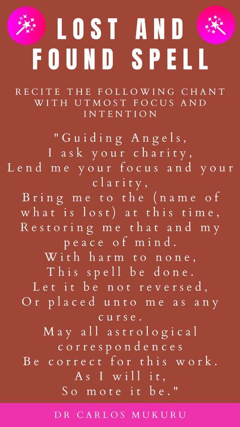 Unlock the enchantment of the Lost and Found Spell 🔮🔍 and reclaim what's been lost! Rediscover the joy of retrieval and reunite with lost items in your life. Explore LostAndFoundSpell, Magical Solutions, FindWhatIsLost, and LostItemRetrieval. #LostAndFoundSpell #MagicalSolutions #FindWhatIsLost #LostItemRetrieval Finding Lost Things Spell, Lost Spell, Spells To Find Lost Things, Spells To Find A Lost Pet, Crystals For Finding Lost Items, Lost Things Spell, Switch Word To Find Lost Things, Spell To Find Lost Cat, Find Something Lost Spell