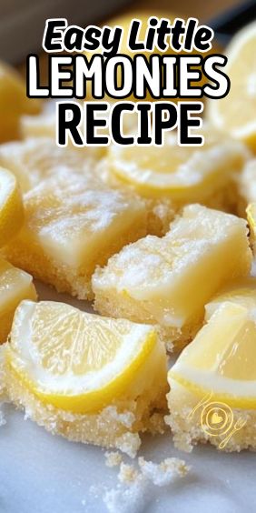 Easy Little Lemonies Recipe Lemonies Recipe, Carrot Cake Cheesecake Recipe, Crockpot Chicken Spaghetti, Peach Pound Cakes, Easy Carrot Cake, Carrot Cake Cheesecake, Butter Substitute, Lemon Flavor, Refreshing Desserts