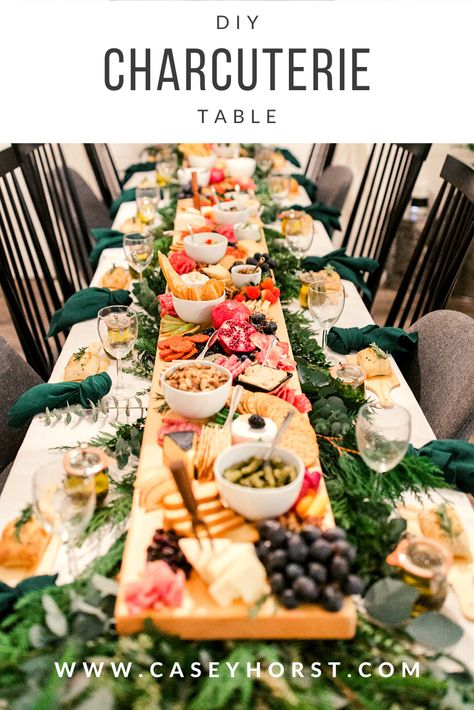 Long Charcuterie Board, Herb Infused Olive Oil, Charcuterie Board Diy, Charcuterie Table, Charcuterie Ideas, Friendsgiving Dinner, Rainbow Carrots, Party Food Platters, Wedding Buffet