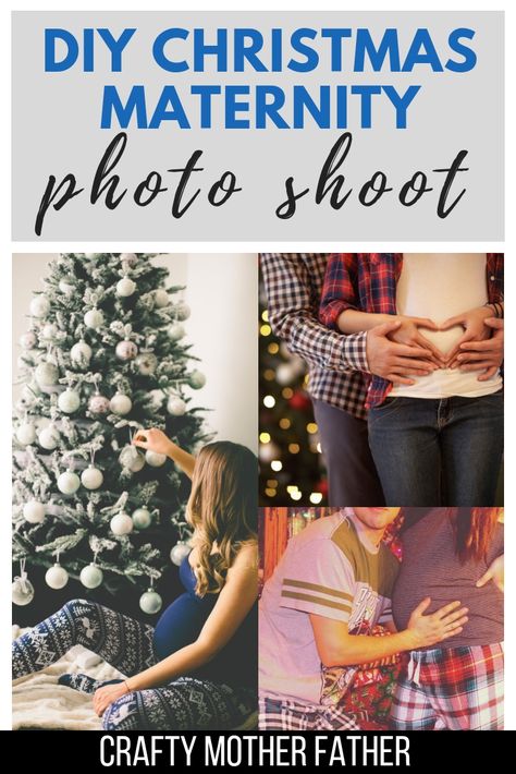 Learn how you can take amazing maternity pictures at home during the holidays. DIY your maternity photo shoot easily with these tips and ideas for great maternity pictures. #maternity #maternitypictures #maternityphotoshoot #christmasphoto #christmas #pregnantchristmas Christmas Maternity Pictures, Maternity Christmas Pictures, Maturity Pictures, Christmas Pregnancy Photos, Bump Photoshoot, Winter Maternity Pictures, Diy Christmas Photoshoot, Diy Maternity Photos, Maternity Photo Shoot Ideas