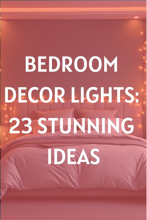 Bedroom Decor Lights: 23 Stunning Ideas Bedside Wall Lamps Ideas, Cute Bedside Table Lamps, Led Light Ideas For Bedroom, Where To Hang Fairy Lights Bedroom Ideas, Small Cozy Bedroom Ideas Fairy Lights Room Decor, Sparkly Bedroom, Lights Above Bed, Lights Bedroom Ideas, Budget Friendly Lighting