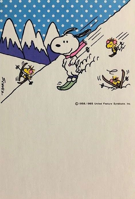 Skiing Snoopy Skiing, Ski Cartoon, Skipping Christmas, Winter Snoopy, Snoopy And Friends, Woodstock Snoopy, Friends Winter, Snoopy Cartoon, Peanuts Cartoon