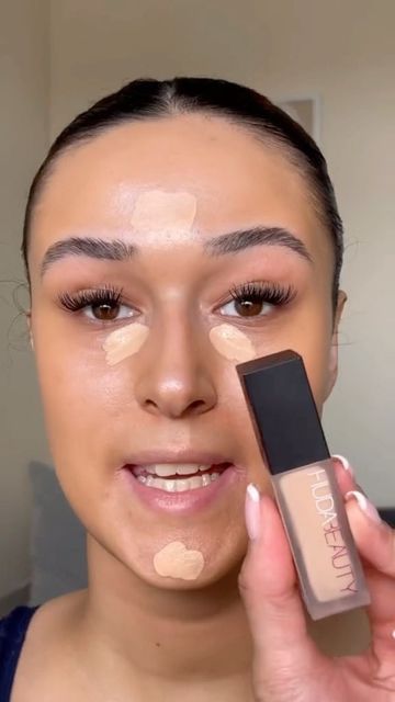 HUDA BEAUTY on Instagram: "Thank you beautiful for your video! 😍😍😍 @hanstluce @hudabeautyshop #hudabeauty #fauxfilter concealer #hudabeautyeasybake" Huda Concealer, Huda Beauty Faux Filter Concealer, Huda Beauty Concealer, Huda Beauty Foundation, Concealer Shades, Huda Beauty, Whipped Cream, Concealer, Swirl