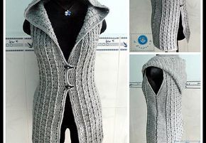 Wrap Vest Pattern, Crocheted Sweater Patterns, Crochet Patterns For Sweaters, Crochet Vest Pattern Free, Wrap Vest, Vest Pattern Free, Vest Crochet, Winter Crochet, Crochet Vest Pattern