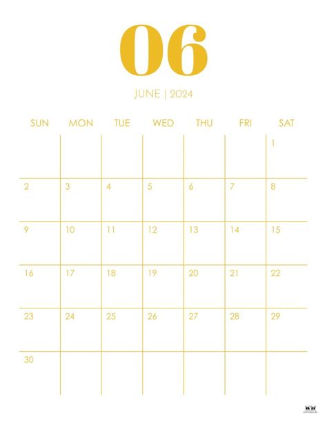 2024 Calendar Printable Free Monthly, June 2024, June 2024 Calendar, Free Monthly Calendar, Vertical Calendar, Household Binder, Monthly Planner Template, 달력 디자인, Home Management Binder