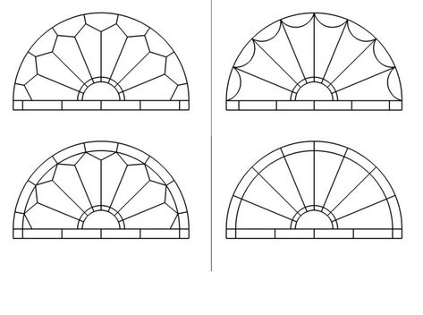 Fan style stained glass window designs similar to, and as found, above the second floor front porch balcony door on Poplar Grove St. and Riggs Ave. houses in west Baltimore. Some still survive to this day. Stained Glass Window Designs, Free Stained Glass Patterns, Stained Glass Cookies, Window Designs, Window Stained, Stained Glass Patterns Free, Motif Art Deco, Leaded Glass Windows, Stained Glass Door