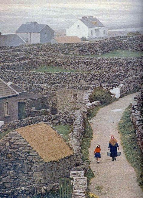 Ireland 1800s, Traditional Irish Clothing, Ireland Coast, Rural Ireland, Irish Famine, Ireland History, Images Of Ireland, Ancient Ireland, Ireland Photography