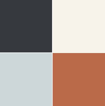 Grey And Terracotta Colour Schemes, Farrow Ball Terracotta, Grey Terracotta Living Room, Terracotta And Grey Kitchen, Terracotta Monochrome Interior, Dark Grey And Terracotta Bedroom, Mahogany Farrow And Ball, Farrow And Ball Parma Grey Bedroom, Terracotta Grey Living Room