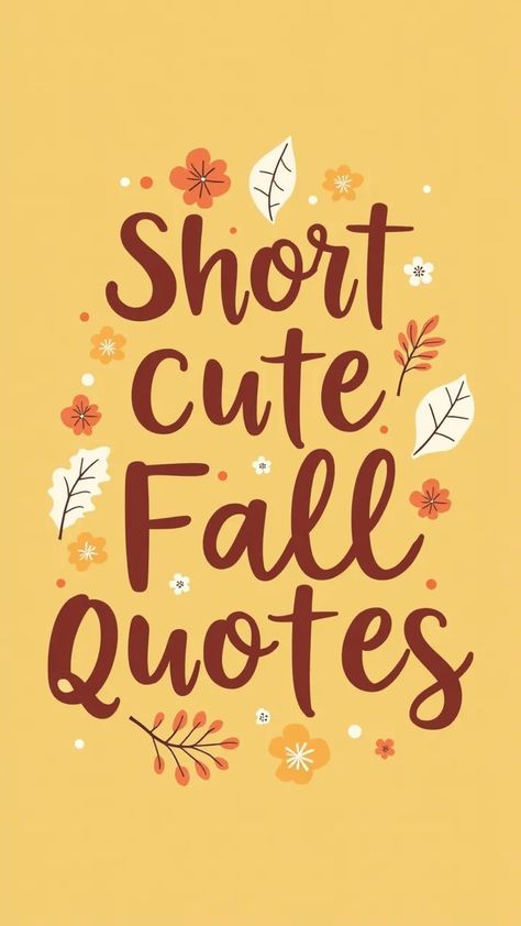 140 Cute Short Fall Quotes and Autumn Sayings - Positive Scope Happy Autumn Quotes, Fall Colors Quotes, Fall Positive Quotes, Fall Sayings Quotes Autumn, Autumn Quotes Short, Fall Sayings For Signs, Autumn Quotes Aesthetic, Fall Vibes Quotes, Short Fall Quotes