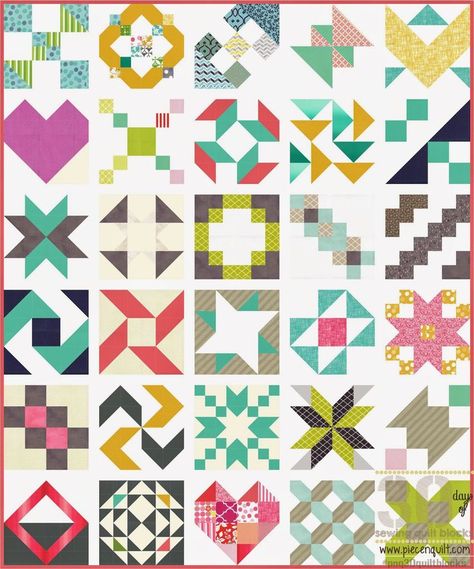 Weve done it! Weve made it through all 30 quilt block tutorials. Now you can sew those quilt... Quilt Modernen, Sampler Quilts, Quilt Tutorial, Quilt Block Tutorial, Sampler Quilt, Quilting For Beginners, Barn Quilt, Free Quilting, Barn Quilts