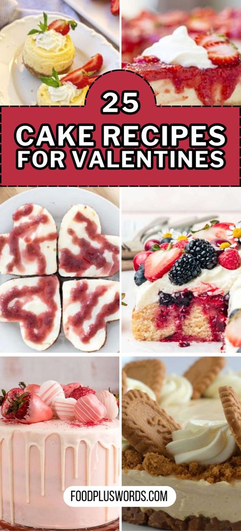 Spice up your Valentine's Day with our easy and creative cake ideas. From heart-shaped treats to simple yet happy designs, these cakes will add a sweet touch to your celebration. Explore various decorating concepts and straightforward recipes for a delightful dessert experience. Easy Valentine’s Day Cake, Berry Poke Cake, Valentine’s Day Poke Cake, Lemon Curd Cake, Lemon Blueberry Cheesecake, Chocolate Cherry Cake, Baked Alaska, Blueberry Lemon Cake, Cherry Cake