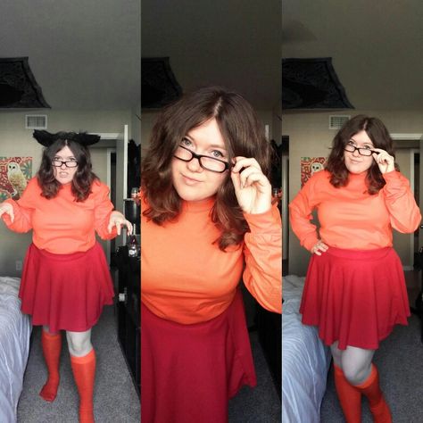 Velma Costume, Velma Cosplay, Cosplay Outfits, Costume Ideas, Halloween Costume, Halloween Party, Halloween Costumes, Plus Size, Halloween