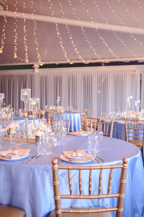 Blue Quinceanera Ideas Decoration, Rose Gold And Light Blue Wedding, Sky Blue And Gold Wedding Theme, Periwinkle And Gold Wedding, Light Blue White And Gold Wedding, Powder Blue And Gold Wedding, Light Blue And Gold Quinceanera Theme, Baby Blue And Gold Wedding, Light Blue And Gold Wedding