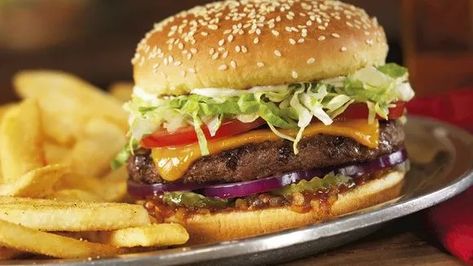 Red Robin Gourmet Burgers ... Grill Nation, National Cheeseburger Day, Food Engineering, Spicy Chicken Sandwiches, Menu Inspiration, Grill Restaurant, Chef Inspiration, Burger Restaurant, Gourmet Burgers