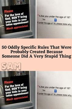 50 Oddly Specific Rules That Were Probably Created Because Someone Did A Very Stupid Thing Weird Pics With No Context, Pics With No Context, Ungrateful Children, Bummy Outfits, Weird Stickers, Weird Pics, Apply Mascara, Chicago School, Oddly Specific