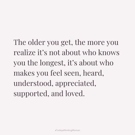 As the years roll on, I've come to cherish the incredible souls who make me feel truly seen and heard. It’s not about the duration of our connections, but the depth of our understanding. Here’s to those special people who celebrate us for who we are and lift us up every step of the way!⁠ ⁠ Getting To Know Someone Quotes, Selflove Motivation, Getting To Know Someone, Remember Who You Are, Boss Quotes, Special People, Some Words, Roll On, Getting To Know