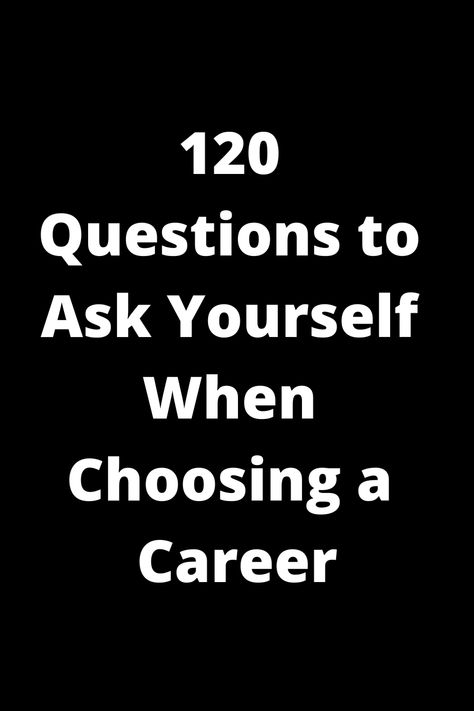 Explore these 120 thought-provoking questions to guide you in choosing a career path that truly aligns with your passions, values, and goals. Self-reflection is key in finding a fulfilling professional journey. Take the time to delve into these questions and gain clarity on what direction you want your career to take. Whether you're starting out in the workforce or contemplating a career change, these questions will help you make an informed decision that brings you closer to realizing your aspi Career Questions, My Strength And Weakness, Choosing A Career, Questions To Ask Yourself, Management Styles, Job Security, Career Choices, Career Planning, Self Reflection