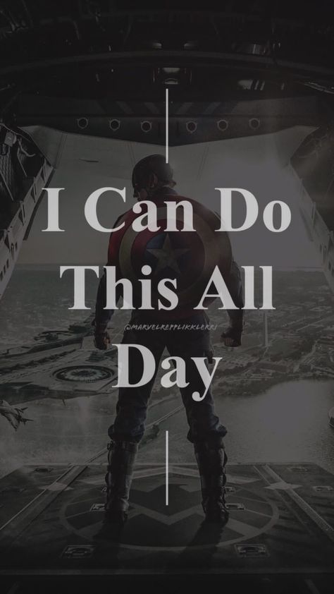 Captain America Quotes Wallpaper, Marvel Quote Wallpapers, I Can Do This All Day, I Can Do This All Day Captain America, Avengers Quotes Inspirational, Captain America Quotes, Avengers Room, Marvel Phone Wallpaper, Batman Quotes