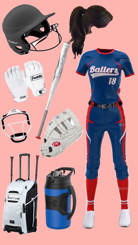 Softball Outfit Inspo!!🥎 Softball Aesthetic Outfit, Casual Athletic Outfits, Softball Backgrounds, Softball Things, Softball Cheer, Softball Funny, Softball Outfits, Softball Equipment, Girls Softball