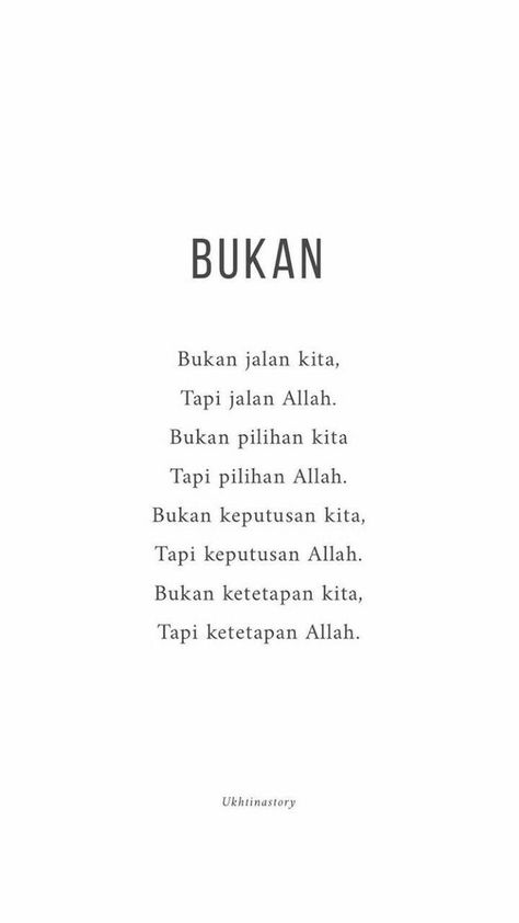 Allah yang mengaturnya. Allah Maha Besar. Kita hanyalah wayang-Nya   dengan karakternya masing2. Allah yang menjadi dalang dari setiap   wayang2-Nya sekaligus sutradara untuk cerita atau lakon yang akan digelar. Berlapang Dada Quotes, Quiz Instagram Story, Wallpaper Quotes Islam, Quotes Malay, Malay Quotes, Ideas For Wallpaper, Cinta Quotes, Religion Quotes, Postive Life Quotes