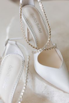 Modern Wedding Shoes, Sparkle Wedding Shoes, Dance Partner, Feeling Secure, Ivory Wedding Shoes, Partner Dance, Wedding Shoes Heels, Wedding Heels, Crystal Wedding