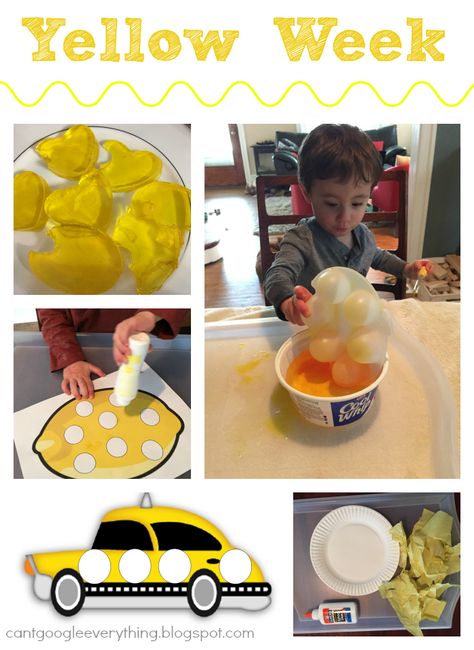 Welcome to the second week of my Color Week series! We are learning one color per week by incorporating different activities focusing on one color at a time. For the first week we focused on the color red, and this week we did all our activities with the color yellow! We kicked off yellow week … Color Yellow Crafts For Toddlers, Yellow Activities For Toddlers, Learning The Color Yellow, Color Yellow Activities For Preschool, Color Week Activities, Yellow Activities For Preschool, Yellow Day Activities Preschool, Yellow Activities, Color Activities For Toddlers