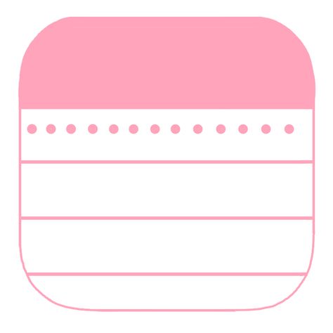 Pink Notes App Icon, Pink Notes Icon, Iphone Makeover, Notes App Icon, Widgets Iphone, Pink Notes, Air Wallpaper, Ipad Air Wallpaper, Notes App