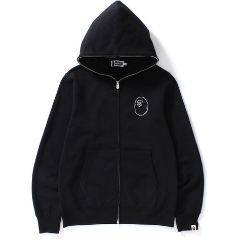 Bape Black, Mens Street Style, Black Hoodie, Street Style, Blazer, Wardrobe, Black