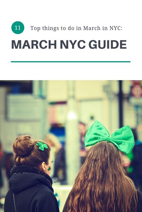 Nyc In March, March Travel, Nyc March, New York Bucket List, Nyc Guide, Mind Hacks, Things To Do In Nyc, New York Vacation, Travel Women